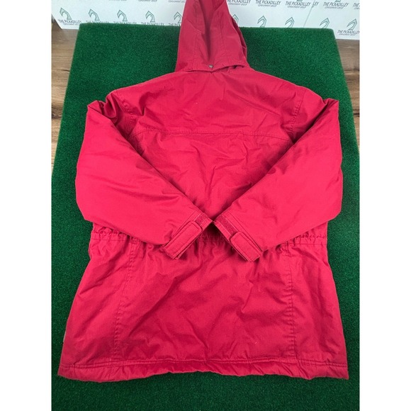 Pacific Trail Women's 1X Red Hooded Parka Cold Weather Outdoor Jacket Lined - Picture 4 of 6